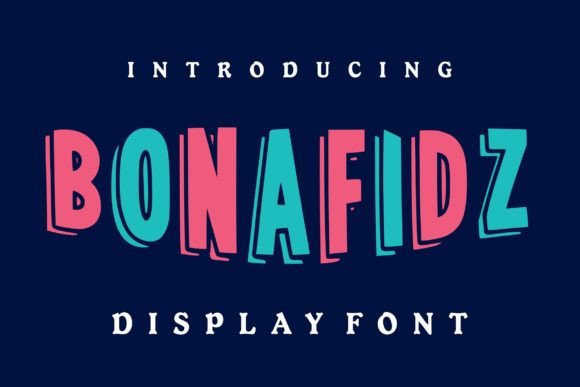 Bonafidz Font: Elevating Small Business Branding