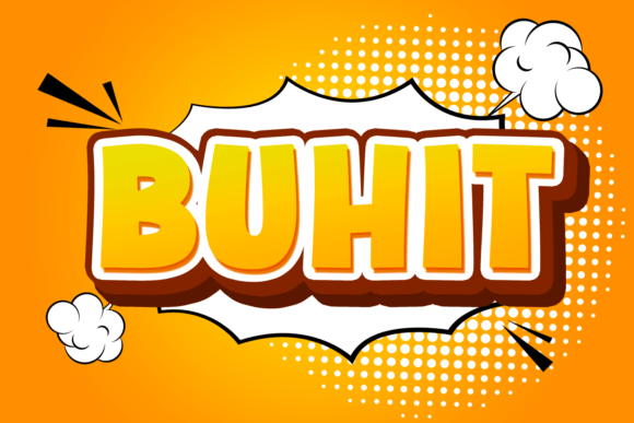 Buhit: A Bold Display Font for Editorial Design