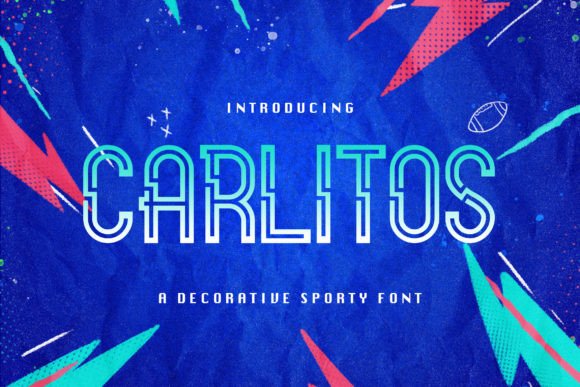 Carlitos Font: A Sporty Display Typeface for Campaigns