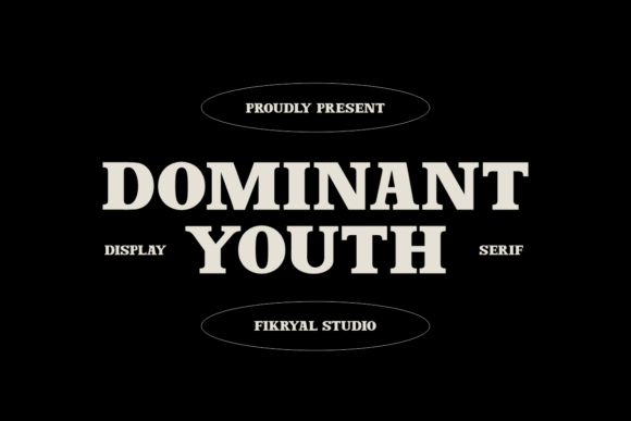 Dominant Youth Font: A Bold Serif for Modern Branding