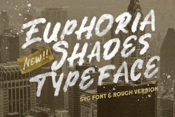 Euphoria Shades Font: Adding Texture to Brand Identity