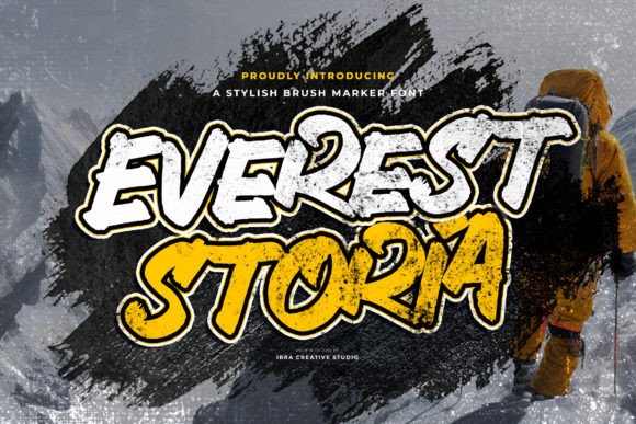 Everestoria Font: Bold Brush Typography for Digital Campaigns
