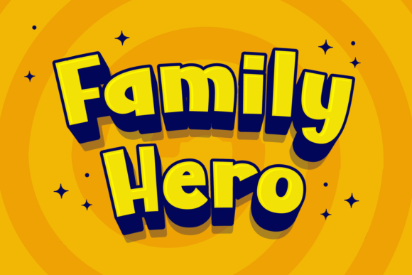 Family Hero Font Review: A Playful Display Typeface for Branding
