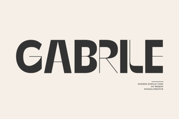 Gabrile Font: Elevating Small Business Branding