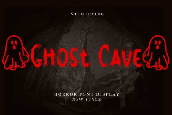 Ghost Cave Font: Atmospheric Display Typography