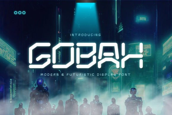 Gobah Font: Designing a Futuristic Brand Identity