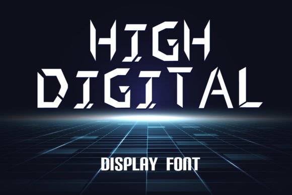 High Digital Font: A Designer’s Take on Futuristic Branding