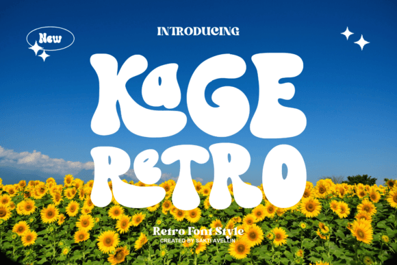 Kage Retro Font: Boost Engagement with Groovy Display Type