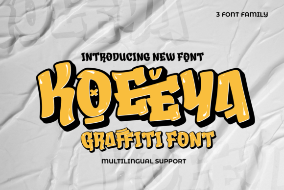 Koeeya Font: Adding Graffiti Charm to Brand Identity