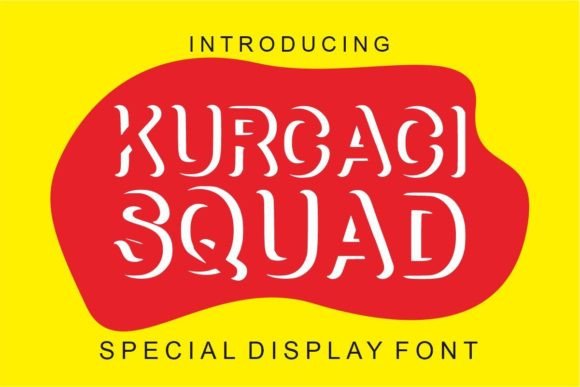 Kurcaci Squad Font: A Playful Display Typeface for Campaigns