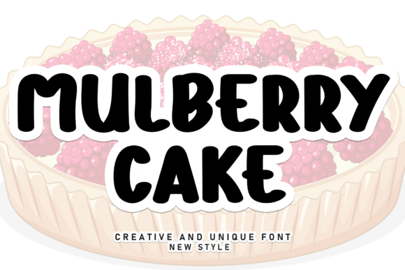 Mulberry Cake Font: Sweet Typography for Digital Marketing