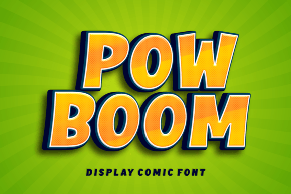 Pow Boom Font: Adding Editorial Punch to Layouts