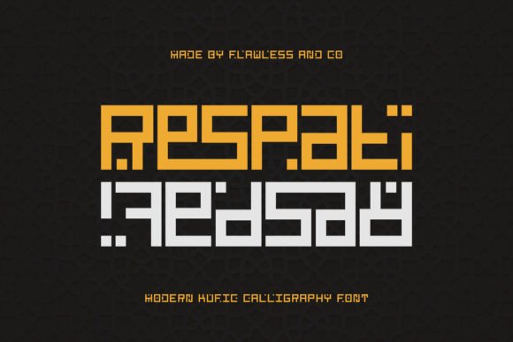 Respati Font Review: Modern Kufic for Brand Identity