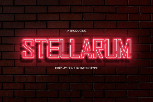 Stellarum Font: Relaxed Display Type for Editorial Design