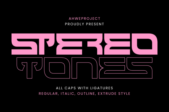 Stereotones Font: Modern Display Typography for Web Design