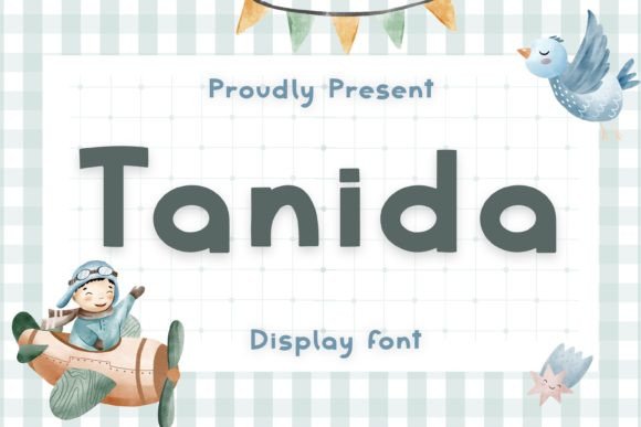 Tanida Font: Bold Serif Typography for Makers