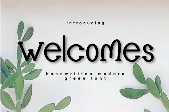 Welcomes Font: A Handwritten Typeface for Editorial Design