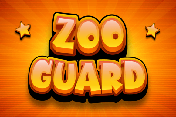 Zoo Guard Font: Charming Display Type for Makers